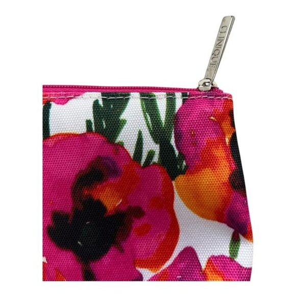 Clinique x Vera Neumann Floral Cosmetic Bag – Poppy Print, Ladybug Lining, MET 2 - Picture 3 of 5